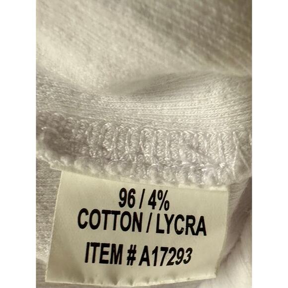 IRIDIUM Magnolia Ribbed White Oversized Hi-Lo Hem Top - Sz Small - Picture 3 of 4